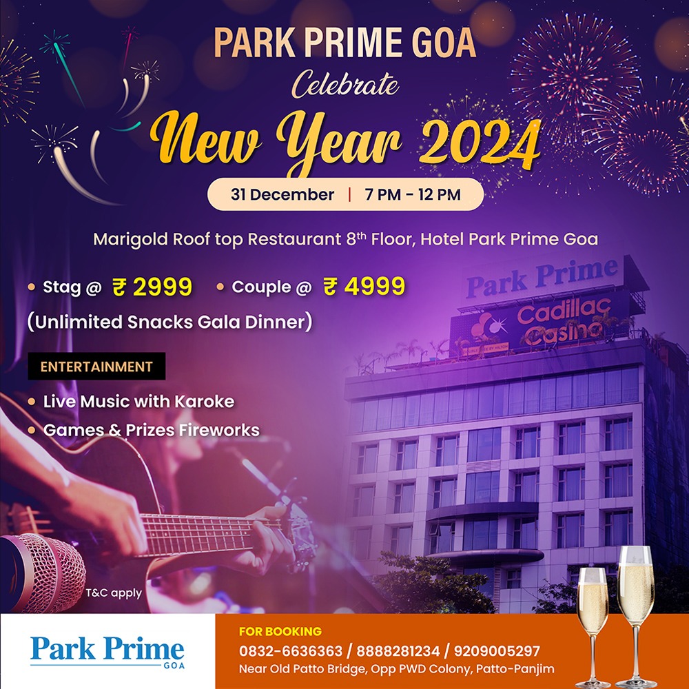 PARK PRIME GOA Celebrate New Year 2024