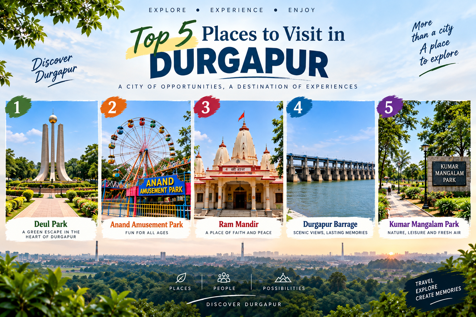 Top 5 Places to Visit in Durgapur